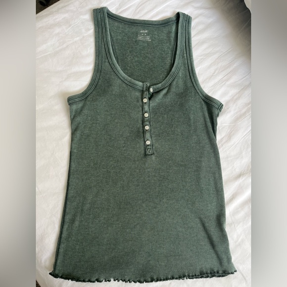 AERIE Soft Ribbed Tank - Picture 3 of 5